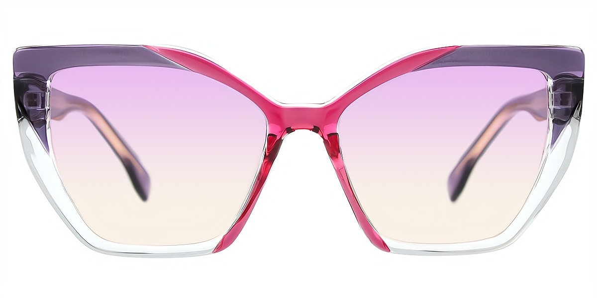 Purple Cat Eye Modish TR90 Eyeglasses