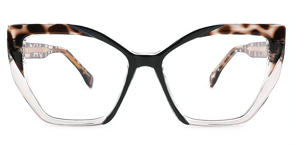 Tortoise Cat Eye Modish TR90 Eyeglasses