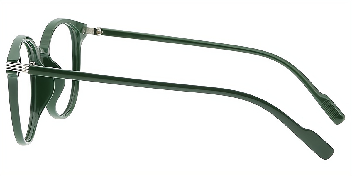Green Round Classic TR90 Eyeglasses