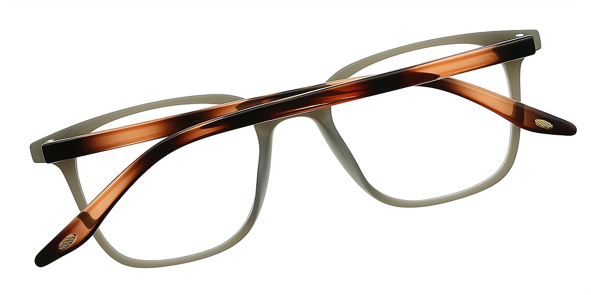 Gray Horn Classic TR90 Eyeglasses