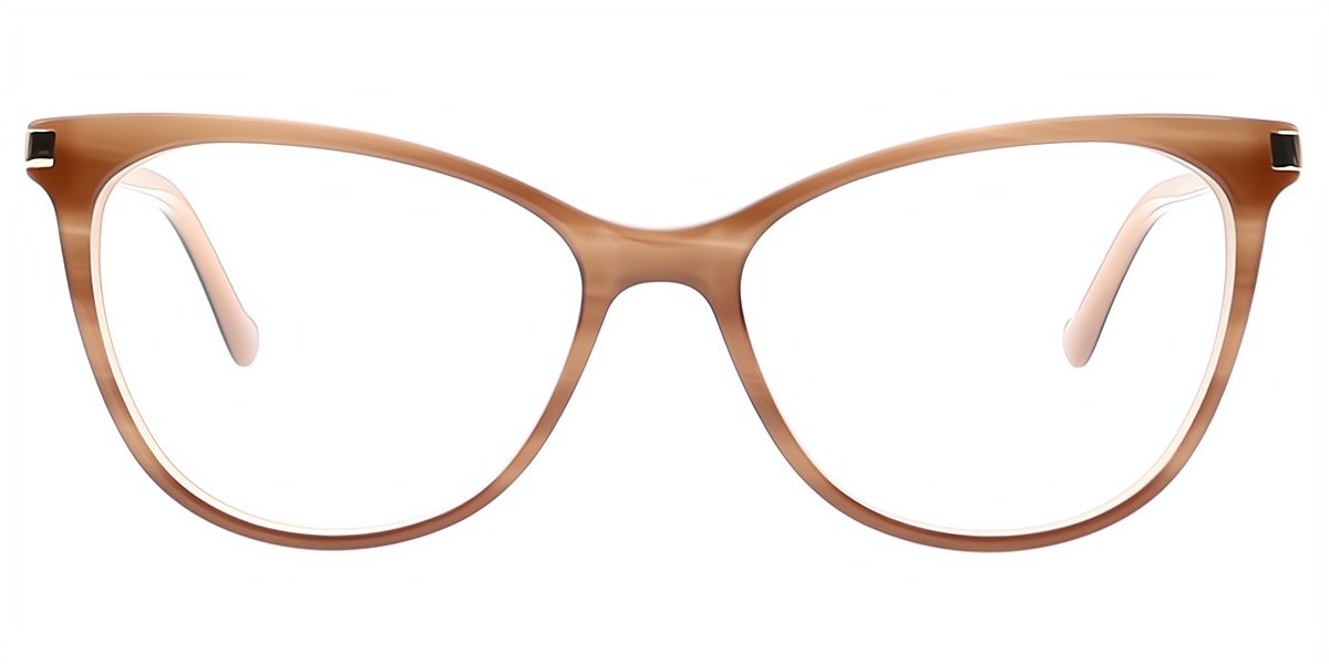 Brown Cat Eye Elegant Acetate Eyeglasses