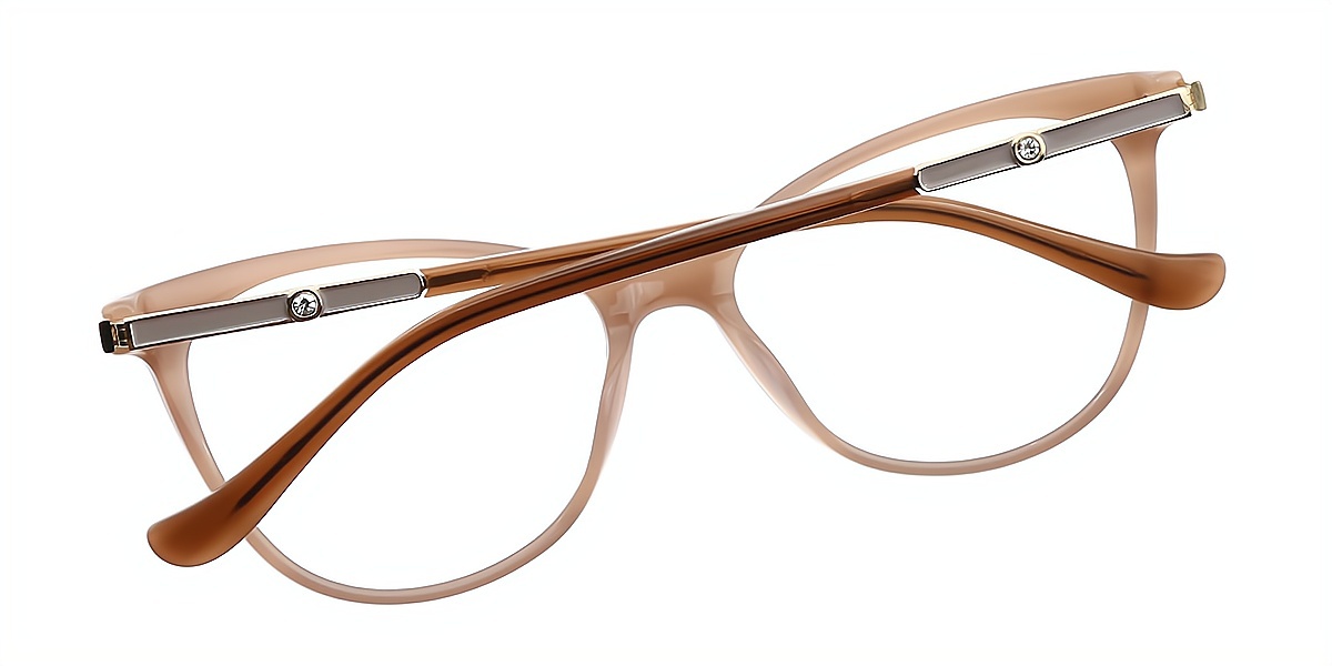 Brown Cat Eye Elegant Acetate Eyeglasses