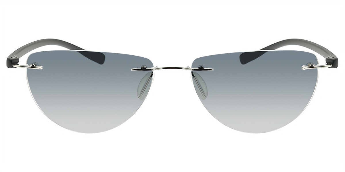 Black Cat Eye Simple Mixed Materials Eyeglasses
