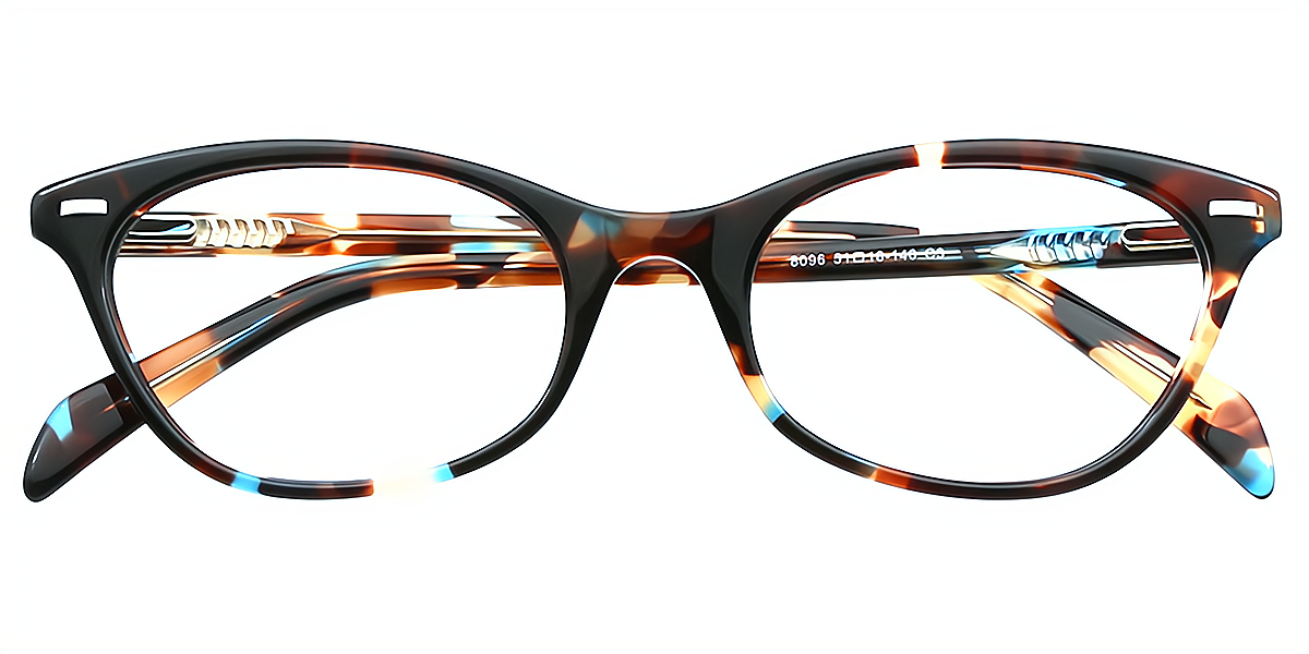 Mix Cat Eye Elaborate Acetate Eyeglasses