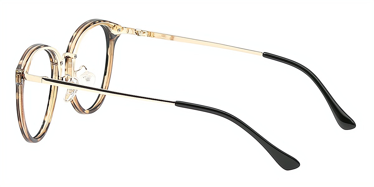 Tortoise Oval Elegant TR90 Eyeglasses