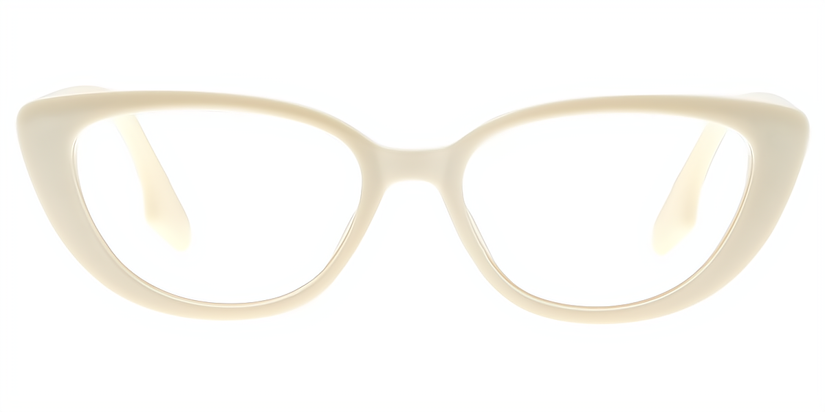 White Cat Eye Chic TR90 Eyeglasses