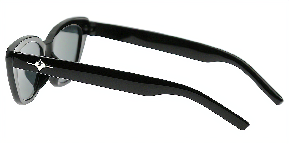 Black Cat Eye Chic Plastic Eyeglasses