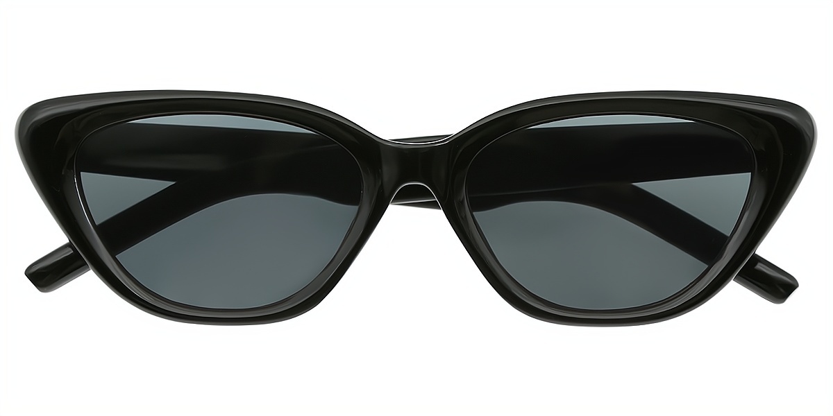 Black Cat Eye Chic Plastic Eyeglasses