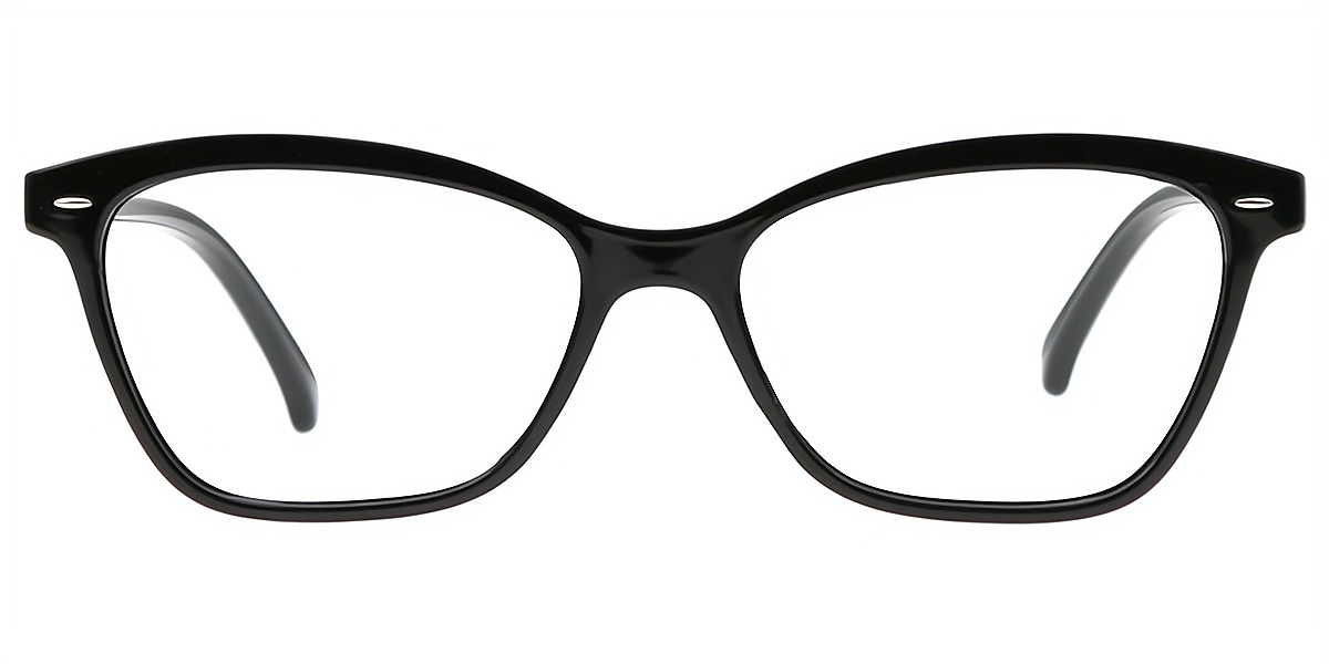Black Butterfly Simple Plastic Eyeglasses