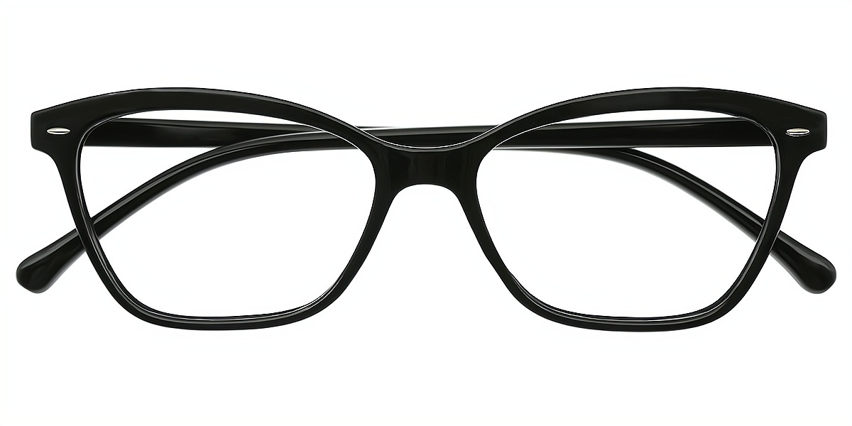 Black Butterfly Simple Plastic Eyeglasses
