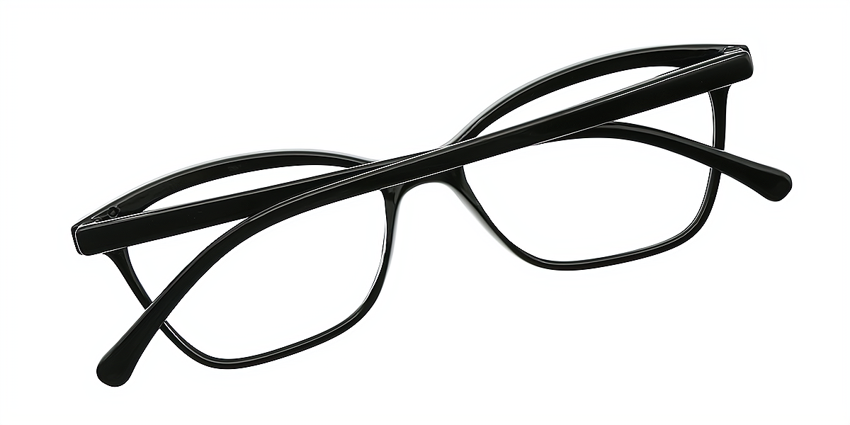 Black Butterfly Simple Plastic Eyeglasses