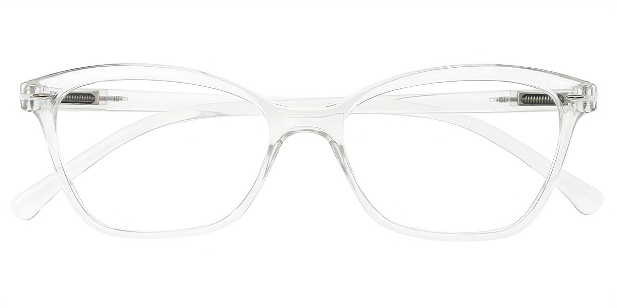 Clear Butterfly Simple Plastic Eyeglasses