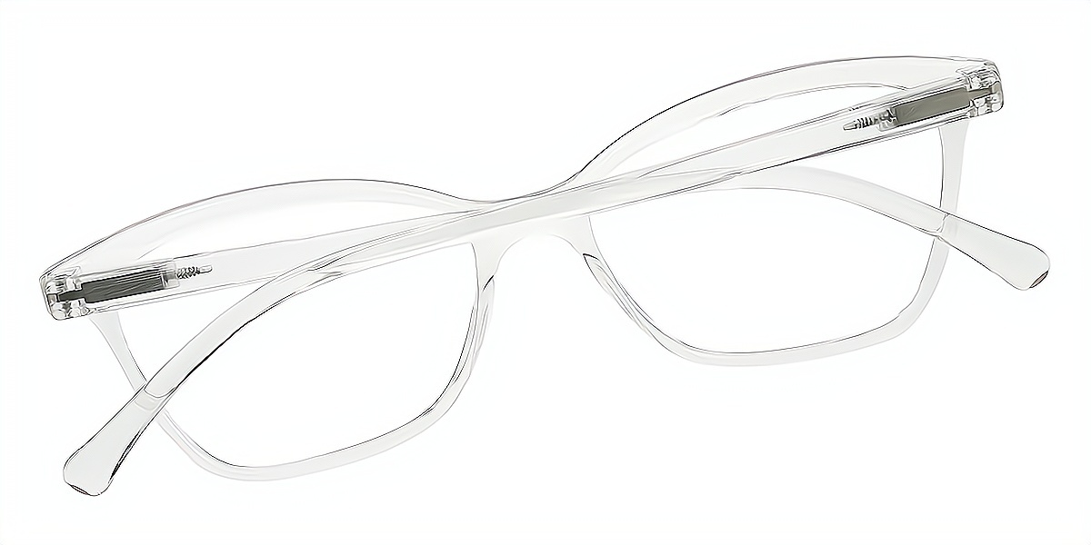 Clear Butterfly Simple Plastic Eyeglasses