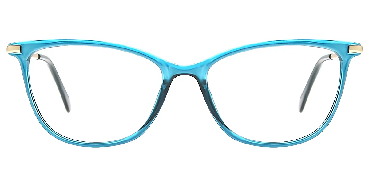 Blue Cat Eye Simple TR90 Eyeglasses