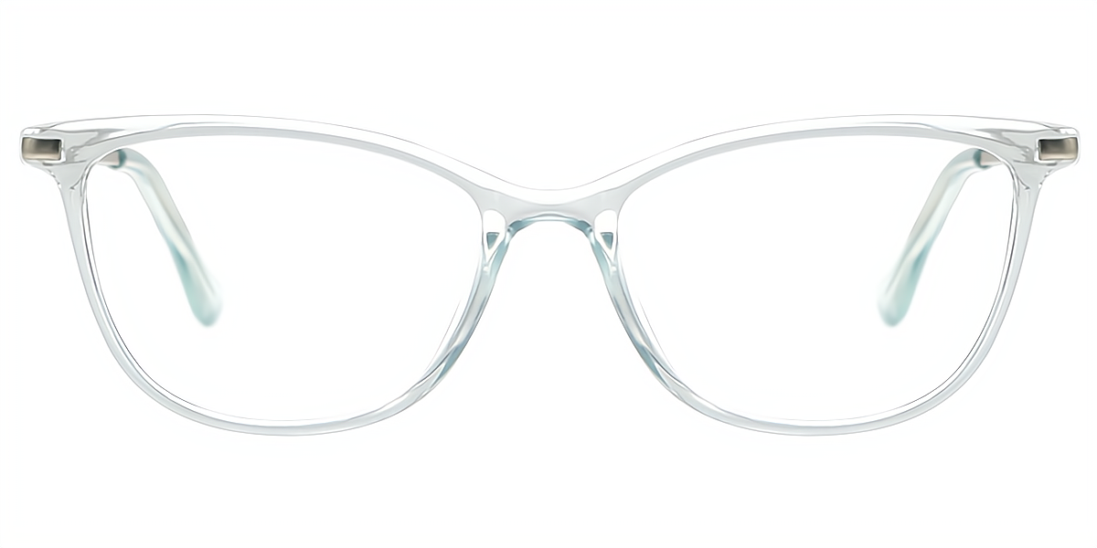 Light Blue Cat Eye Simple TR90 Eyeglasses