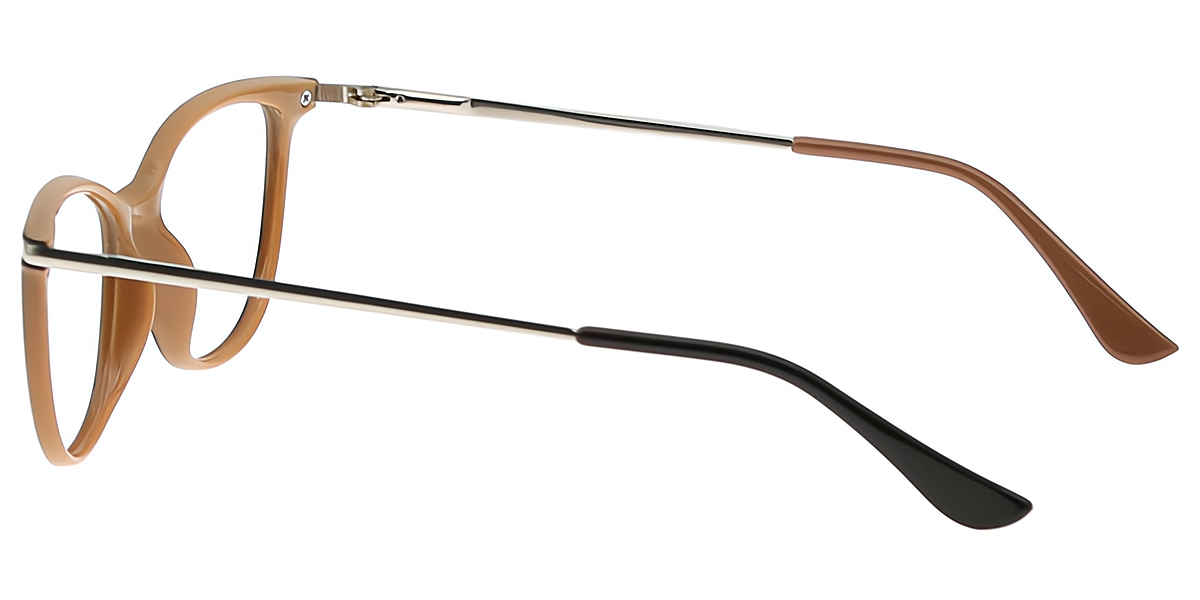 Dark Brown Cat Eye Simple TR90 Eyeglasses