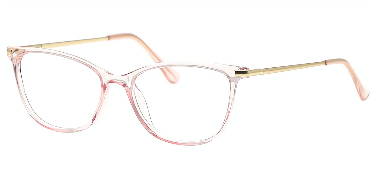 Pink Cat Eye Simple TR90 Eyeglasses