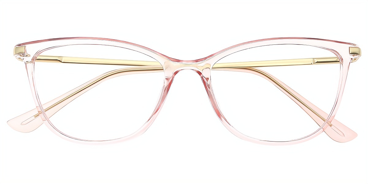 Pink Cat Eye Simple TR90 Eyeglasses