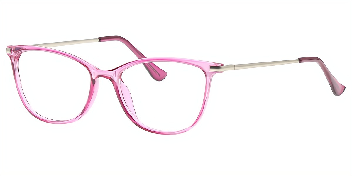 Purple Cat Eye Simple TR90 Eyeglasses