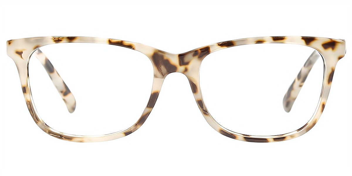 Light Tortoise Horn Classic TR90 Eyeglasses