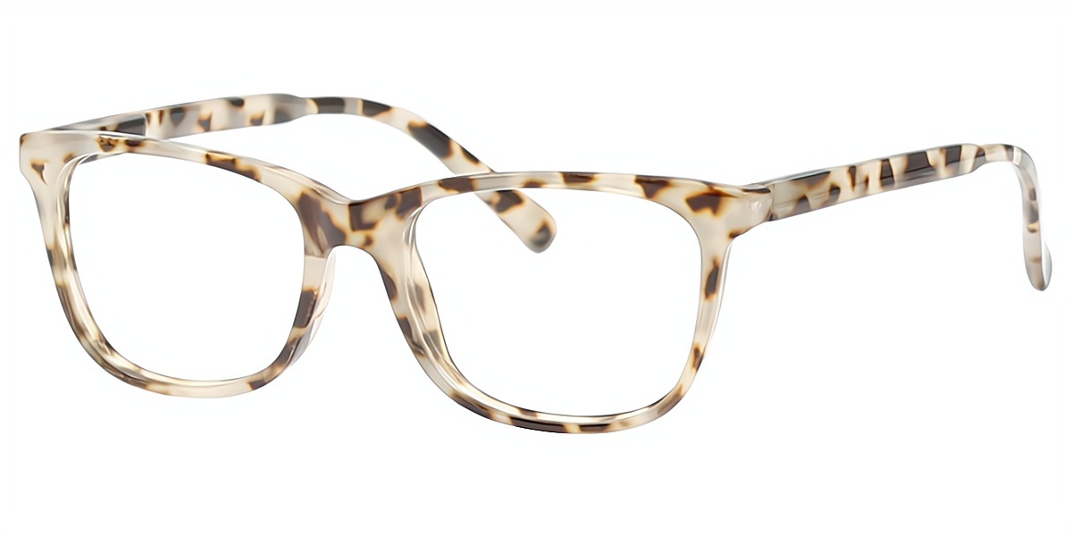 Light Tortoise Horn Classic TR90 Eyeglasses