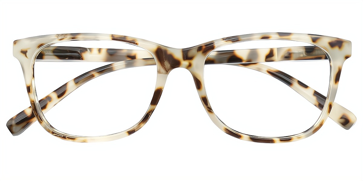 Light Tortoise Horn Classic TR90 Eyeglasses