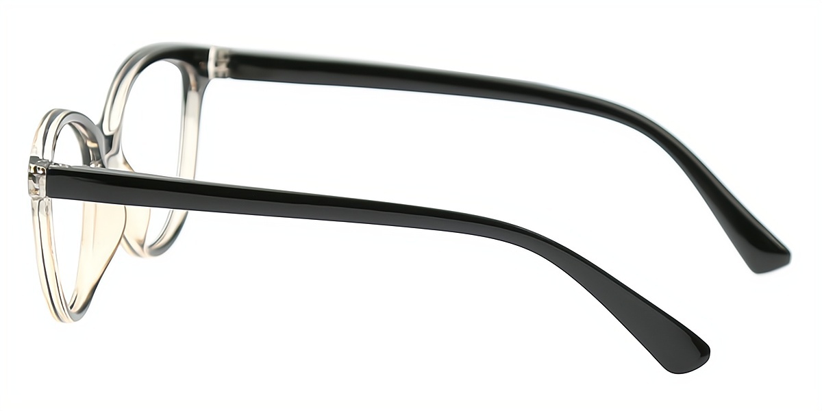 Black Cat Eye Elegant Horn TR90 Eyeglasses