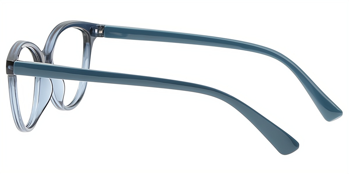 Blue Cat Eye Elegant Horn TR90 Eyeglasses