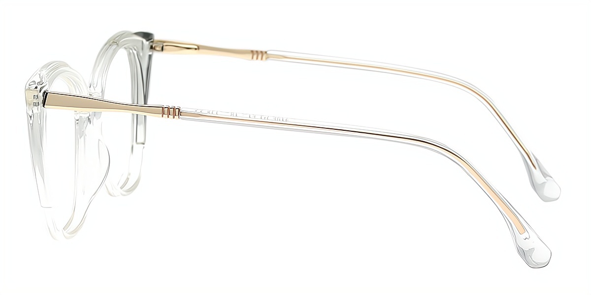 Clear Cat Eye Hipster TR90 Eyeglasses