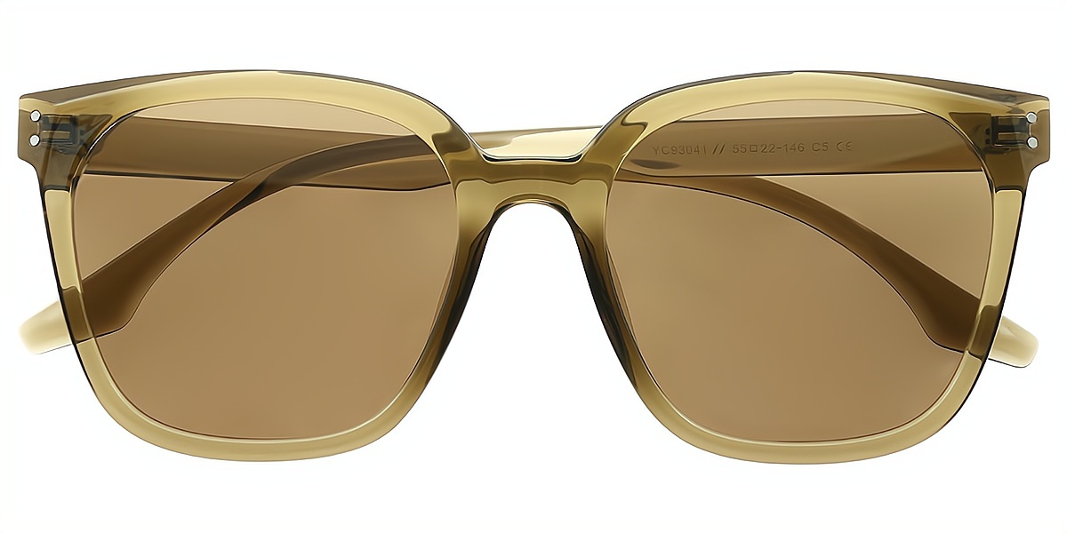Green Square Classic TR90 Eyeglasses