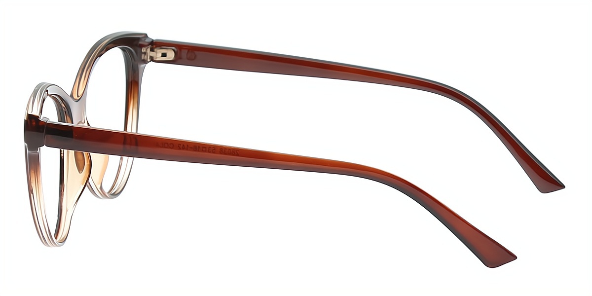 Brown Cat Eye Elegant TR90 Eyeglasses