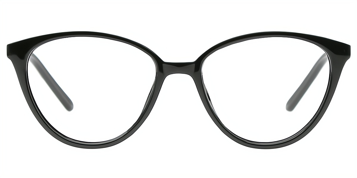 Black Cat Eye Modish TR90 Eyeglasses