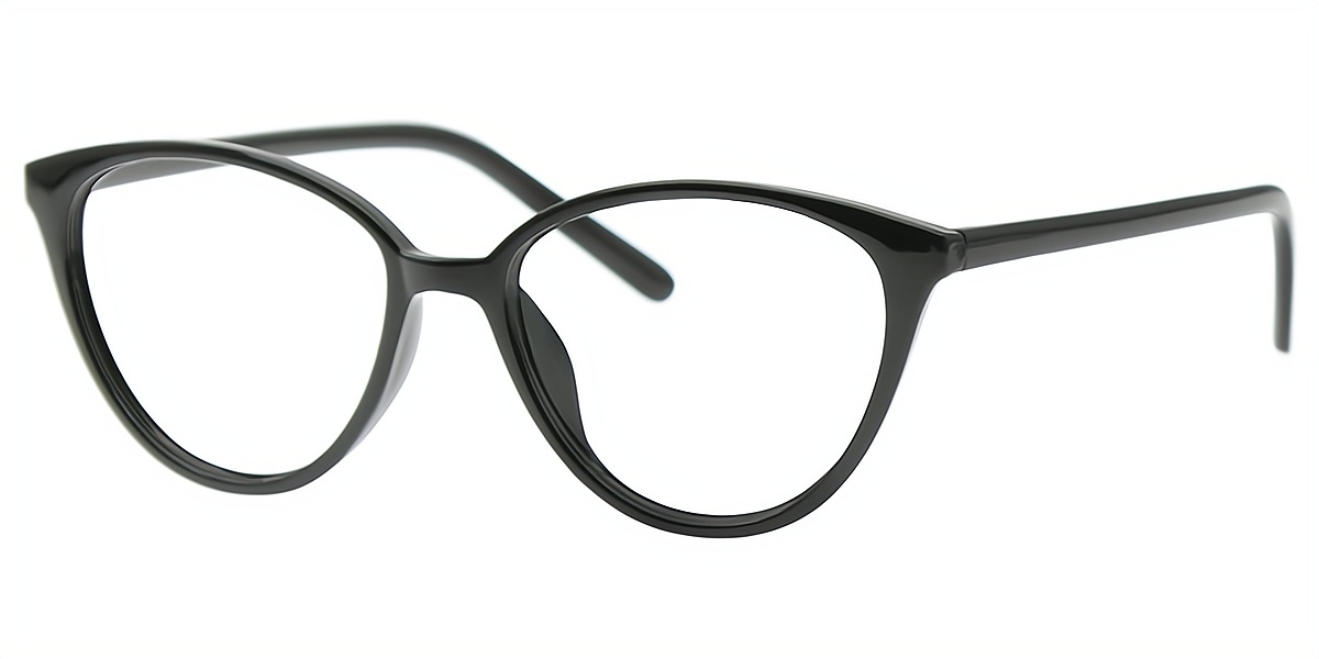 Black Cat Eye Modish TR90 Eyeglasses