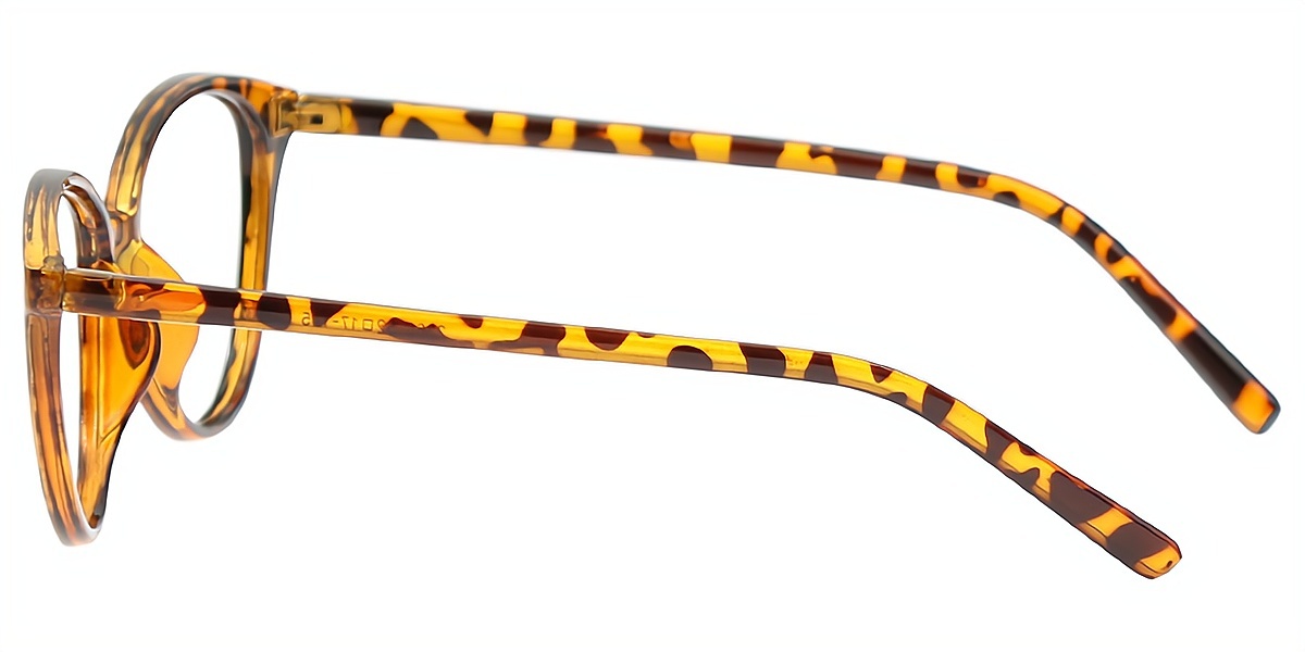 Tortoise Cat Eye Modish TR90 Eyeglasses