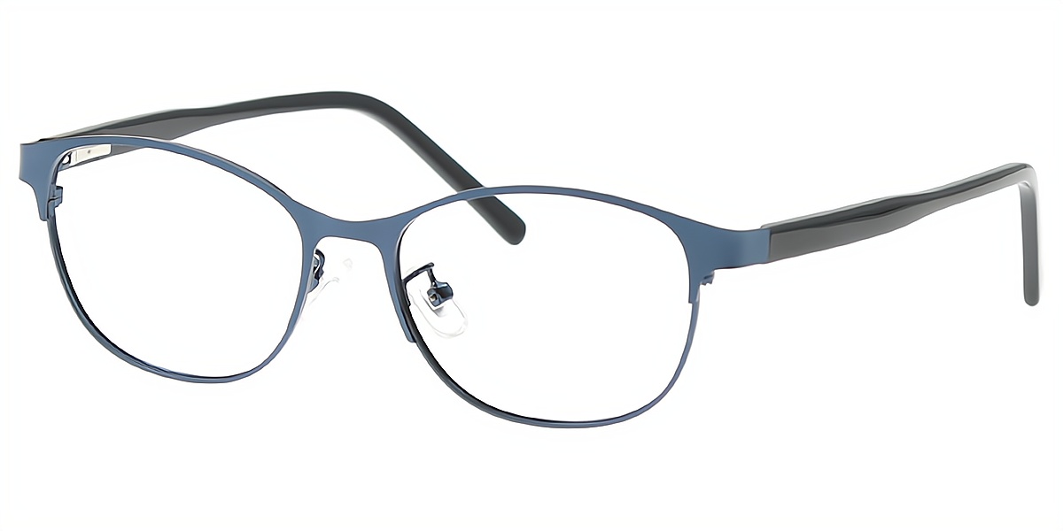 Vince Purple Cat Eye Simple Metal Eyeglasses | Muukal.com