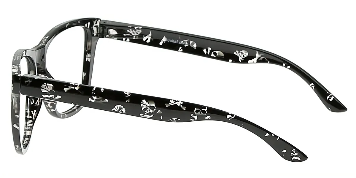Black Butterfly Hipster Plastic Eyeglasses