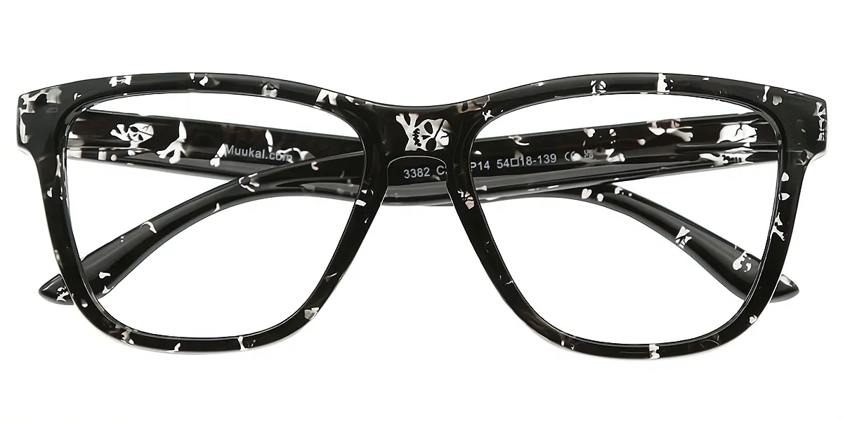 Black Butterfly Hipster Plastic Eyeglasses