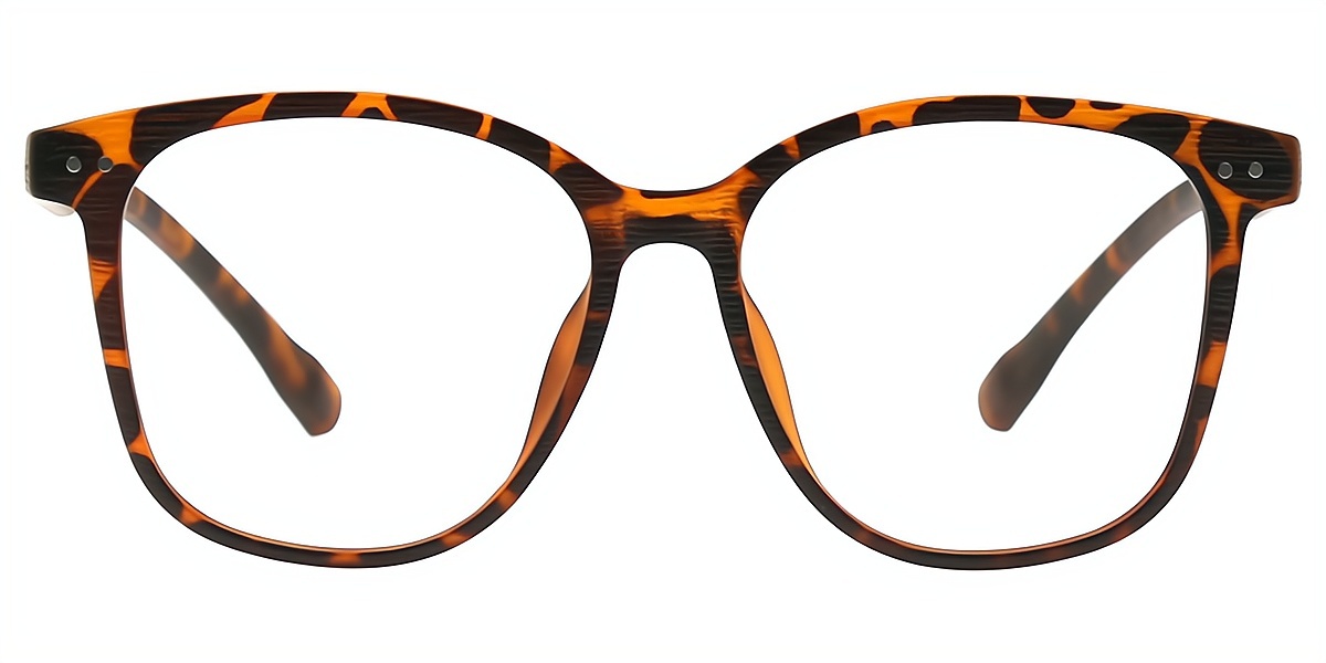 Tortoise Square Classic TR90 Eyeglasses