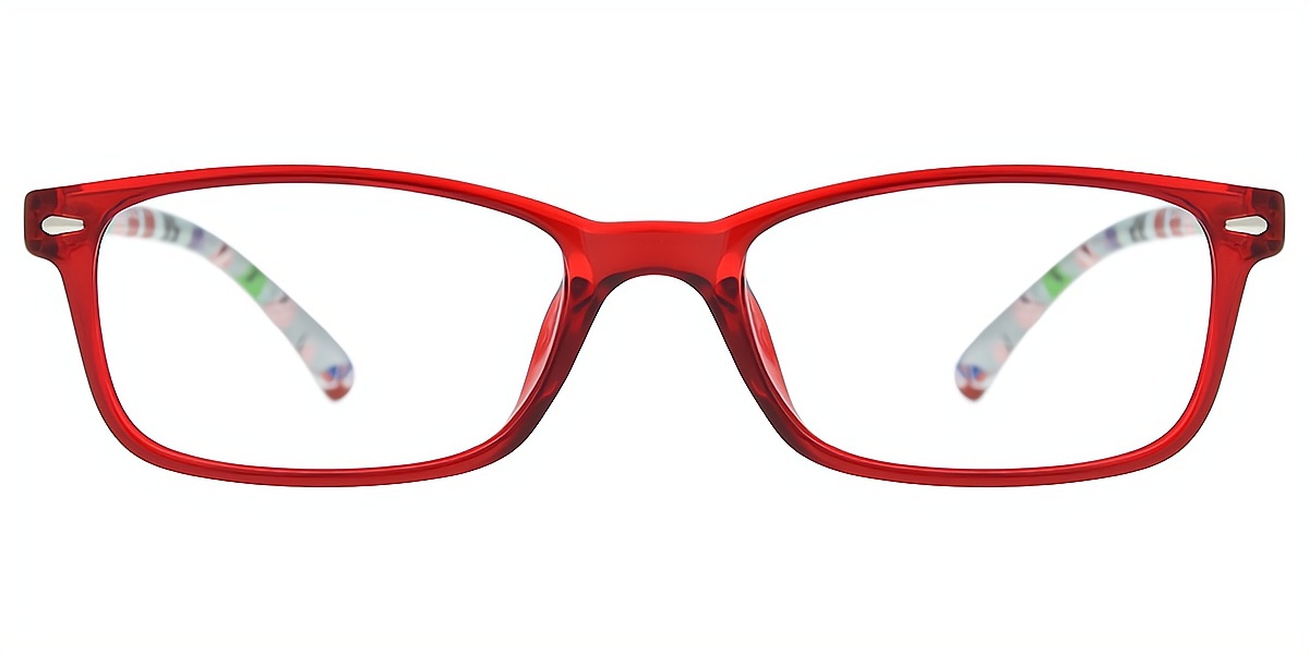 Red Rectangle Classic TR90 Eyeglasses