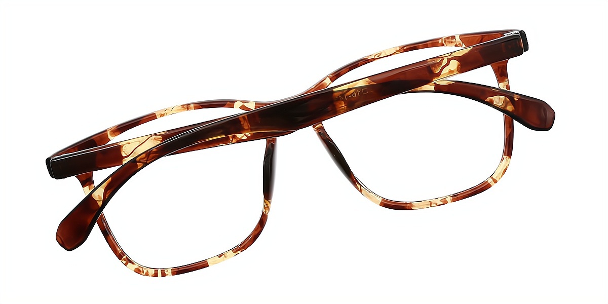 Tortoise Horn Classic TR90 Eyeglasses