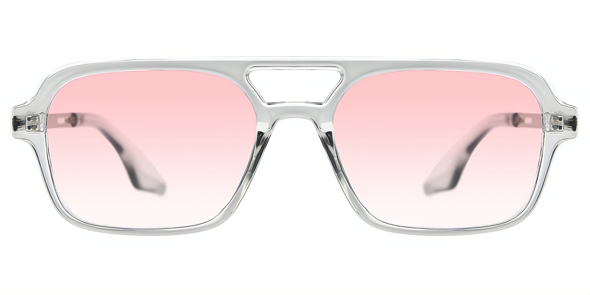 Gray Aviator Classic Plastic Eyeglasses