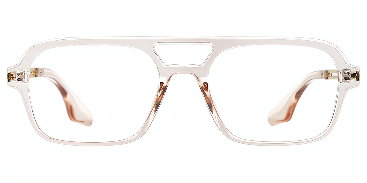 Pink Aviator Classic Plastic Eyeglasses