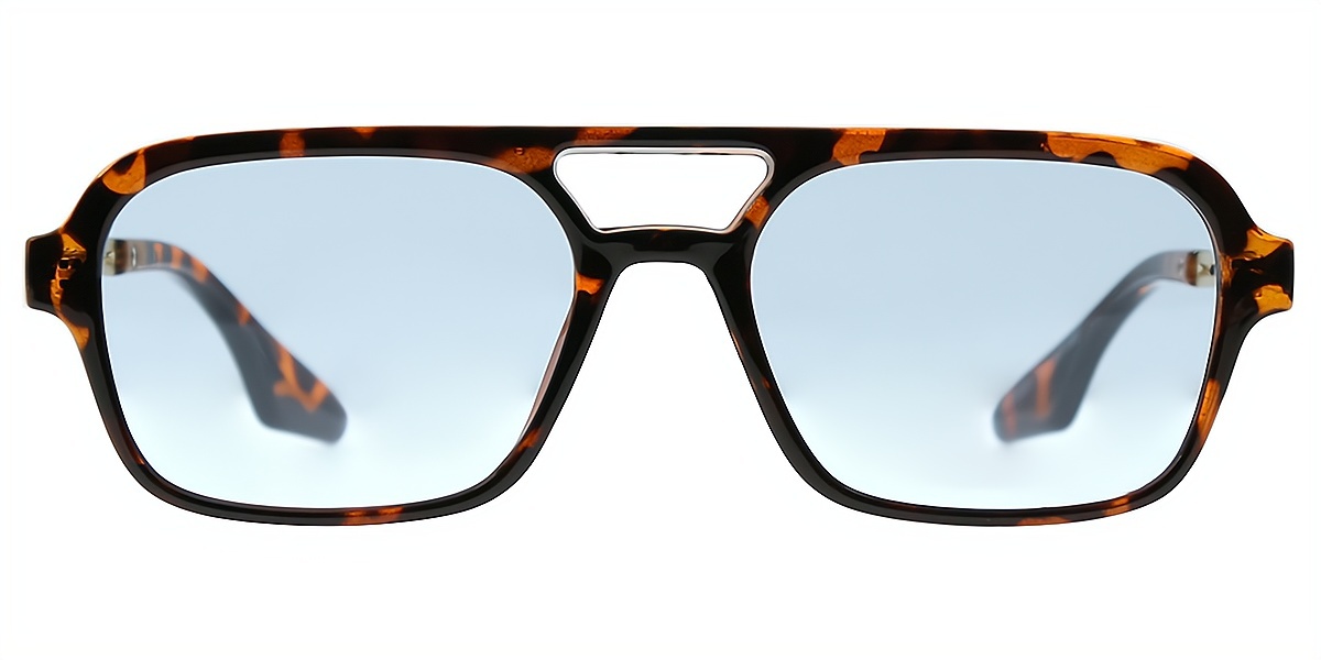 Tortoise Aviator Classic Plastic Eyeglasses