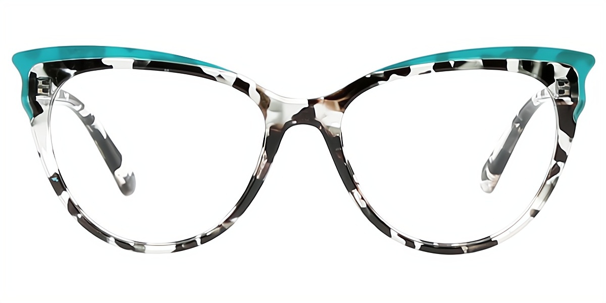 Green Cat Eye Chic TR90 Eyeglasses