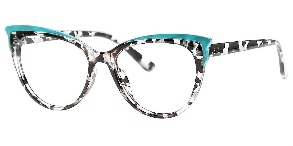 Green Cat Eye Chic TR90 Eyeglasses
