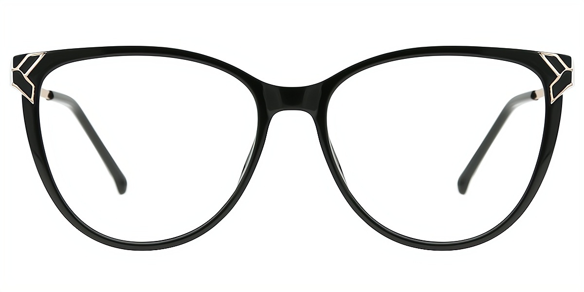 Black Cat Eye Refined TR90 Eyeglasses