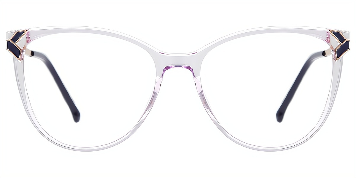 Light Purple Cat Eye Refined TR90 Eyeglasses