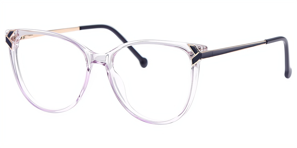 Light Purple Cat Eye Refined TR90 Eyeglasses