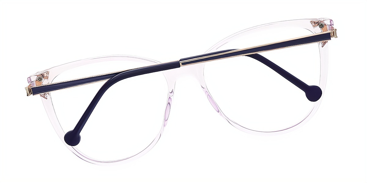 Light Purple Cat Eye Refined TR90 Eyeglasses