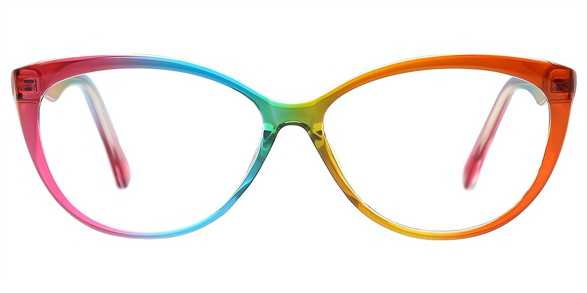 Multicolor Cat Eye Modish TR90 Eyeglasses